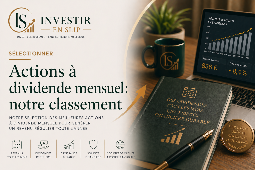 118 actions à dividende mensuel (rendements jusqu’à 23,3%)