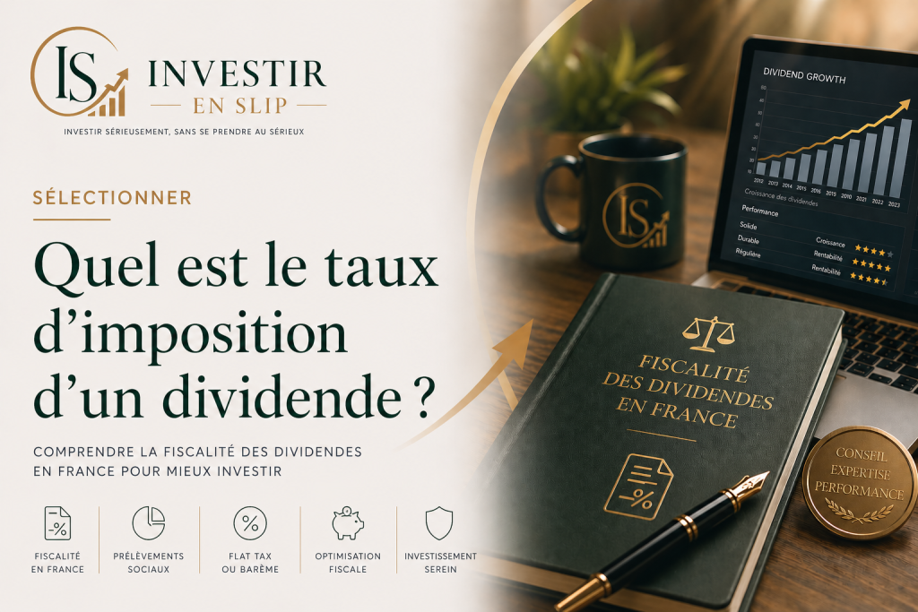Comment sont imposés les dividendes en France ?